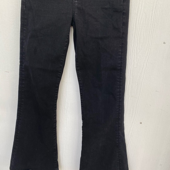 Black high waisted flare jeans - Picture 4 of 4